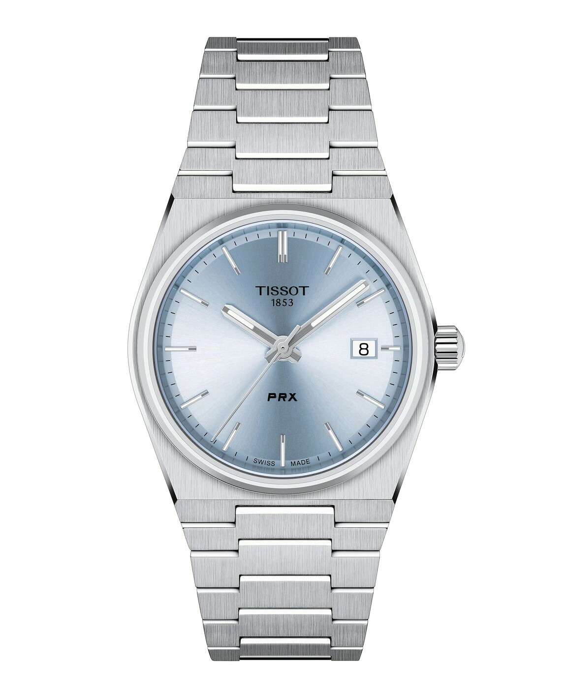 Tissot PRX 35mm 腕時計 クオーツ 316Lステンレススチール グレー文字盤 ユニセックス T1372101135100