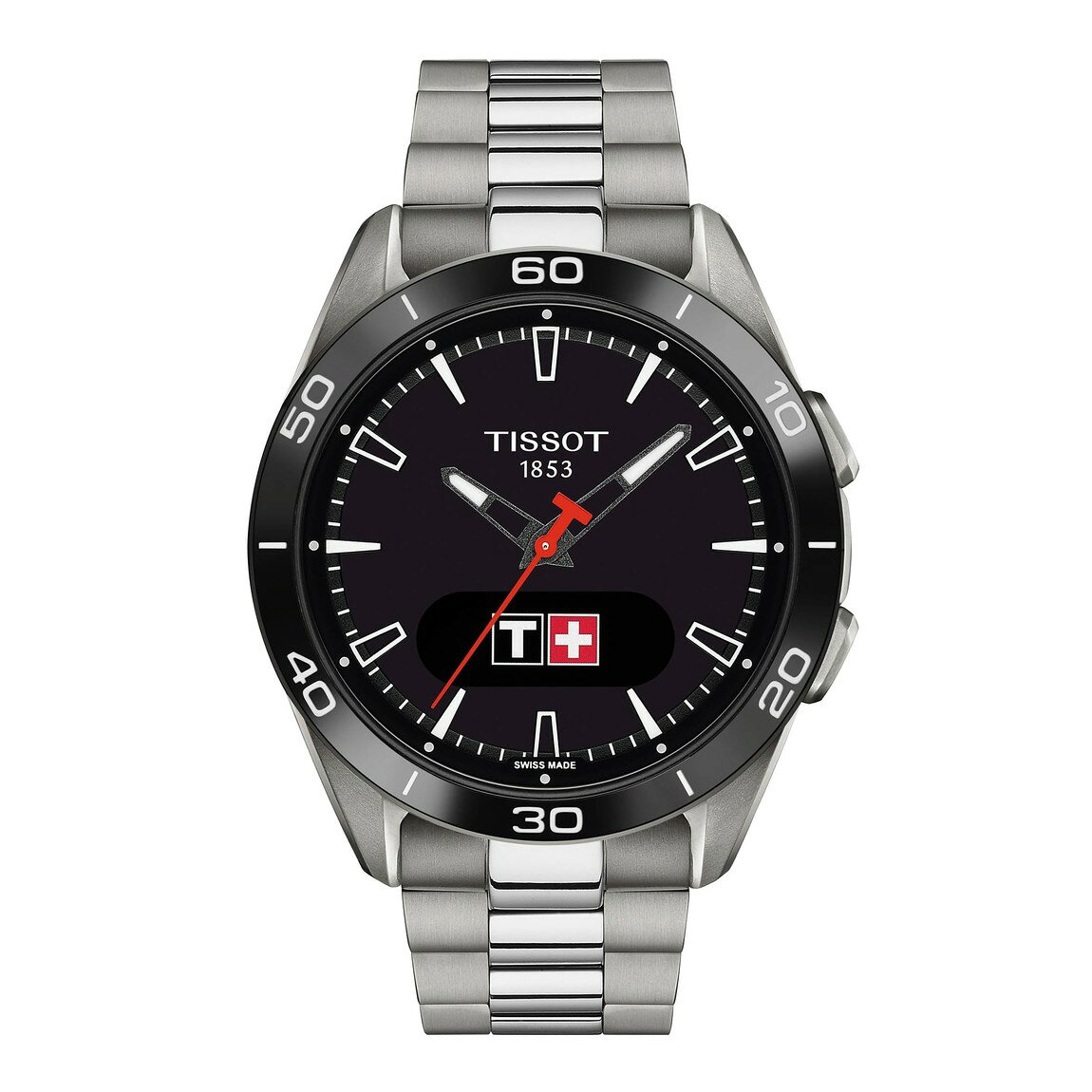 Tissot T-Touch Connect Sport 腕時計 男女兼用 チタン ソーラー グレー T1534204405100