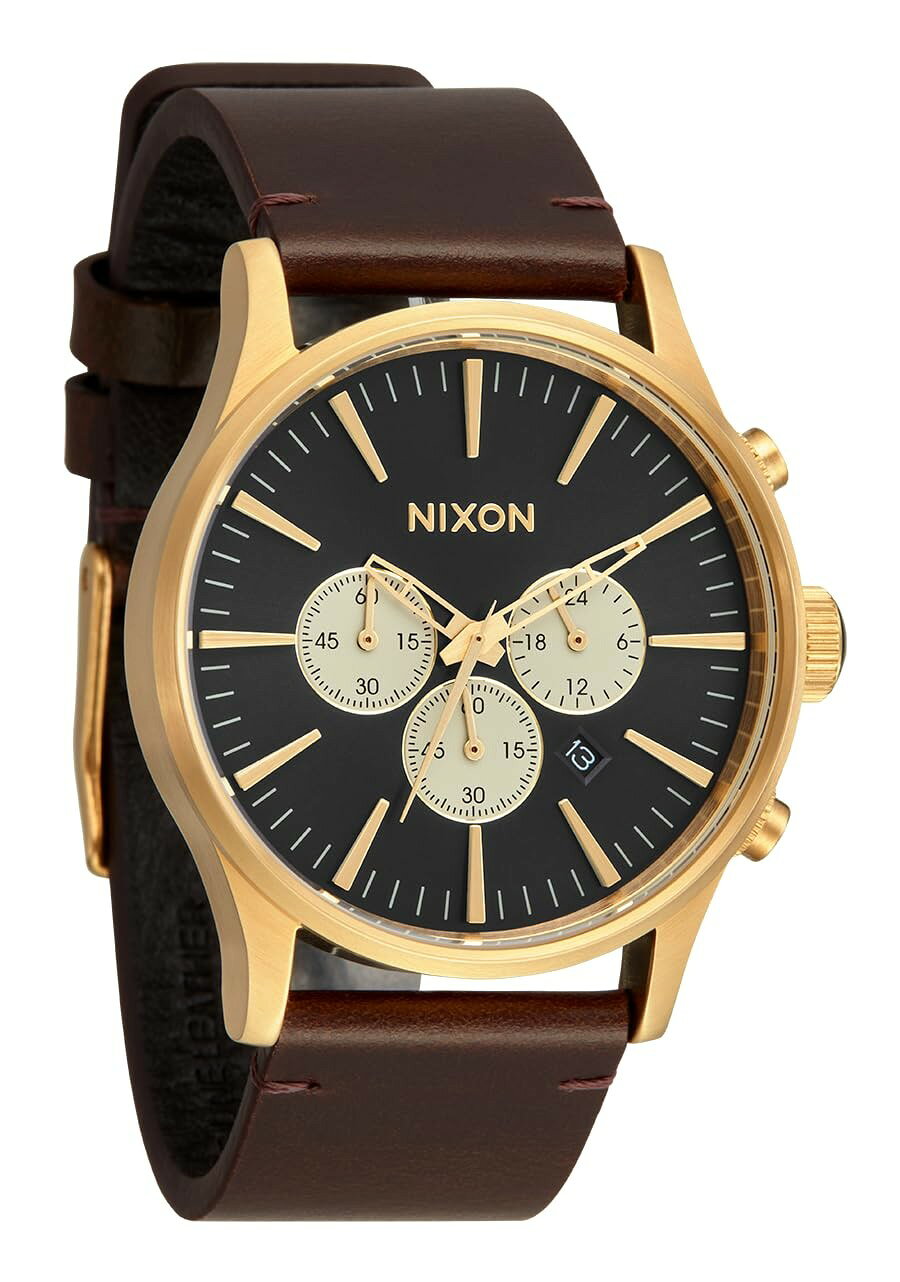 楽天市場】nixon クロノグラフ ゴールドの通販