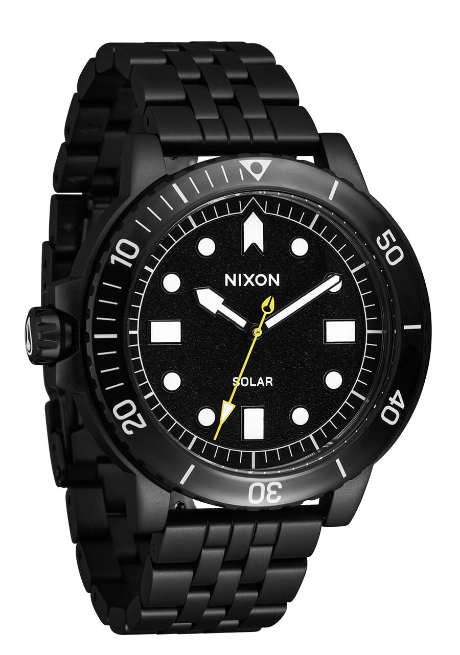 NIXON Stinger 44 腕時計 メンズ ソーラー アナログ ステンレススチール 44mm A1402