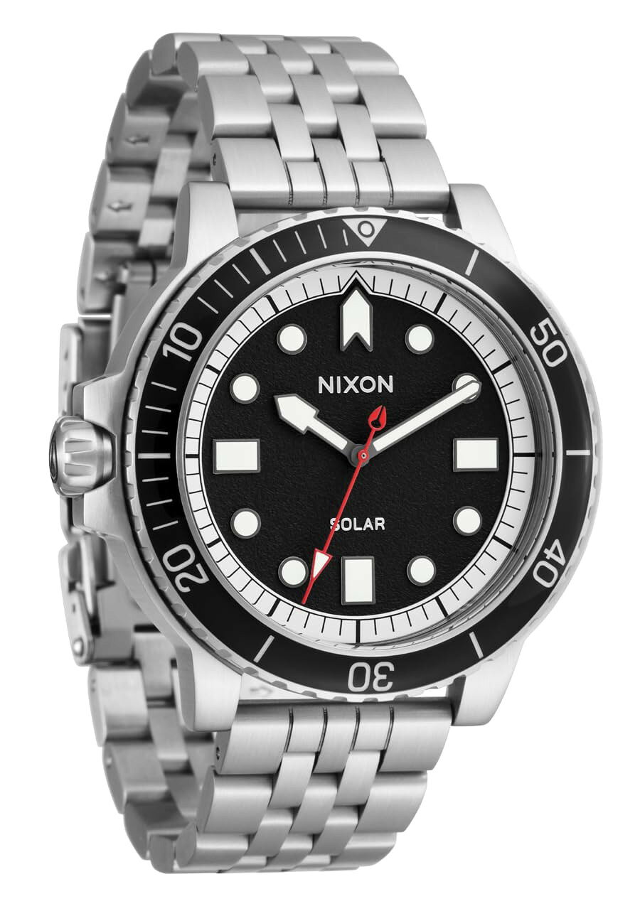 NIXON Stinger 44 腕時計 ソーラー シルバー ブラック ホワイト メンズ 100m防水 A1402
