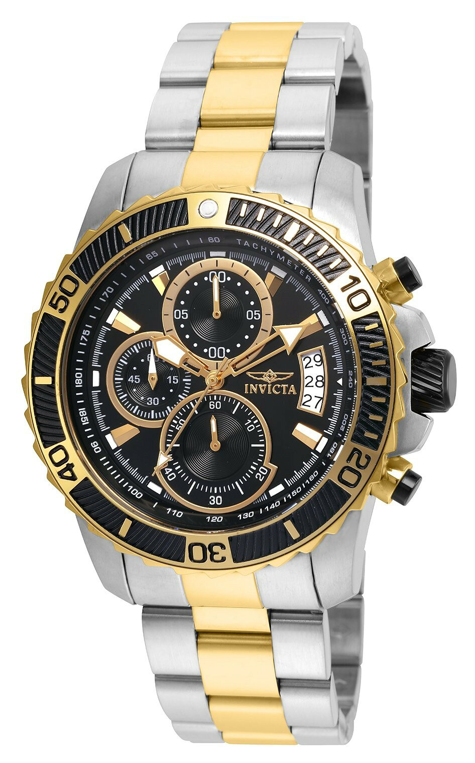 Invicta Pro Diver 腕時計 メンズ クオーツ クロノグラフ ツートーン 45mm 22418
