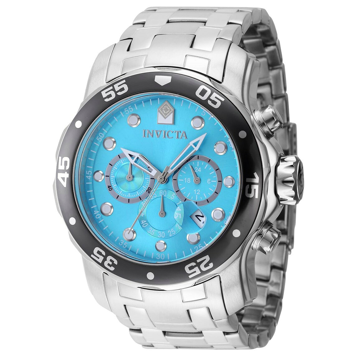 Invicta Pro Diver 腕時計 メンズ 48mm ブルーダイヤル クオーツ ステンレススチール 47560