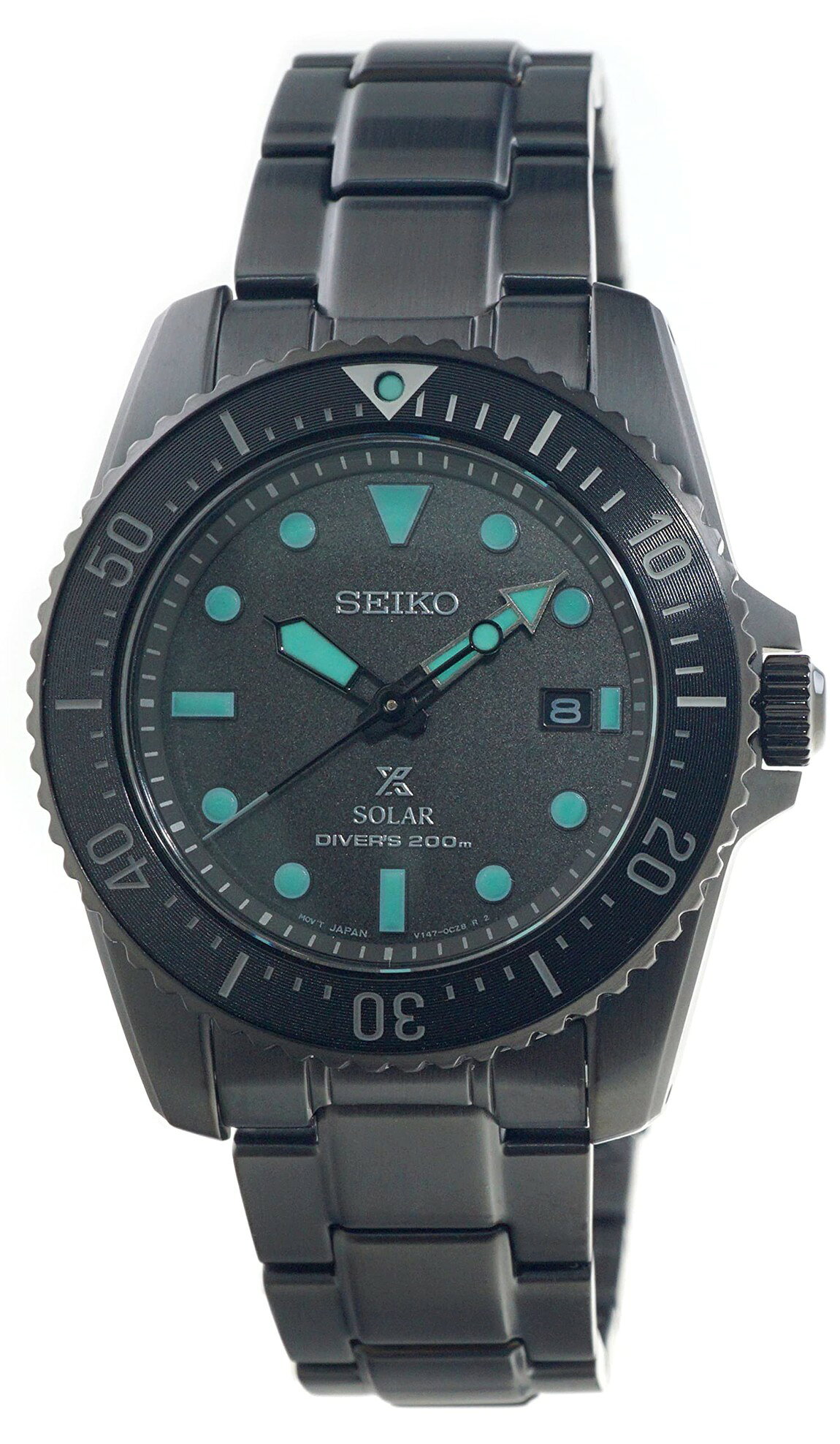 SEIKO Prospex Black Series 1965 ダイバーズ 現代デザイン 腕時計 ソーラー ブラック 200m潜水用防水 メンズ SNE587P1