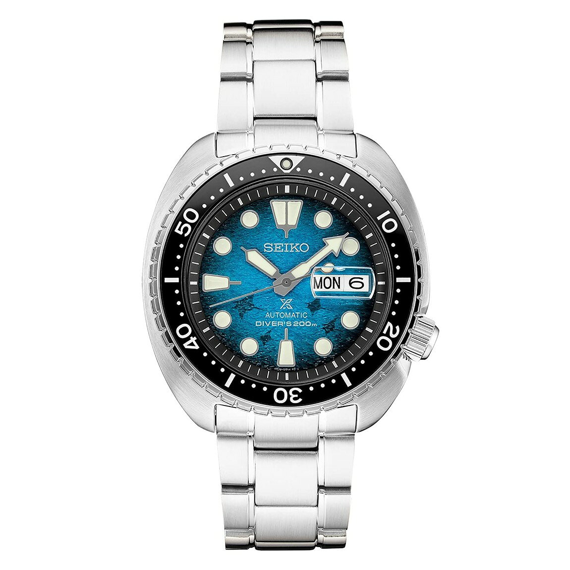 SEIKO Prospex 腕時計 メンズ ブルー文字盤 自動巻き ステンレスベルト SRPE39