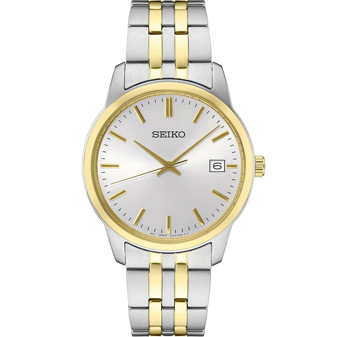 Seiko Essentials 腕時計 チタニウムケース サファイアクリスタル 100m防水 メンズ