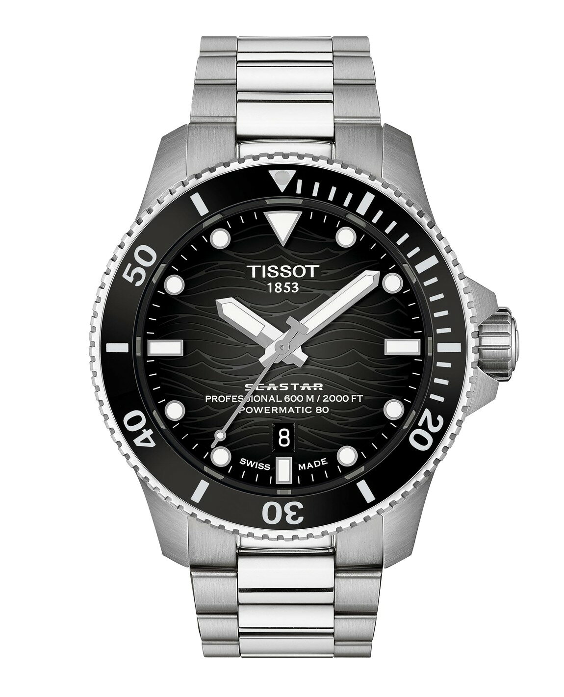 Tissot Seastar 2000 Professional Powermatic 80 腕時計 44mm メンズ スイス製自動巻き ステンレス グラデーション文字盤