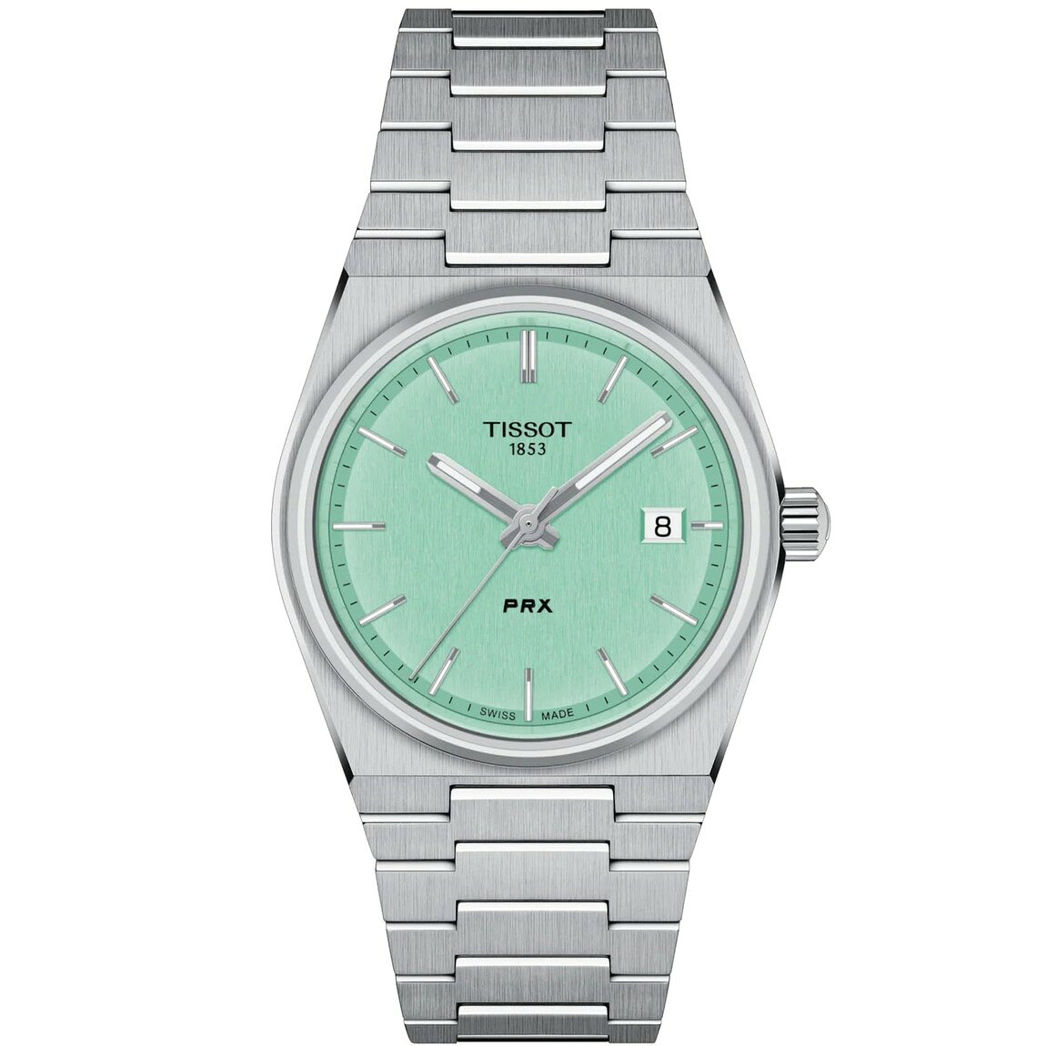 Tissot PRX 腕時計 35mm ミントグリーン文字盤 クオーツ ステンレス T1372101109100