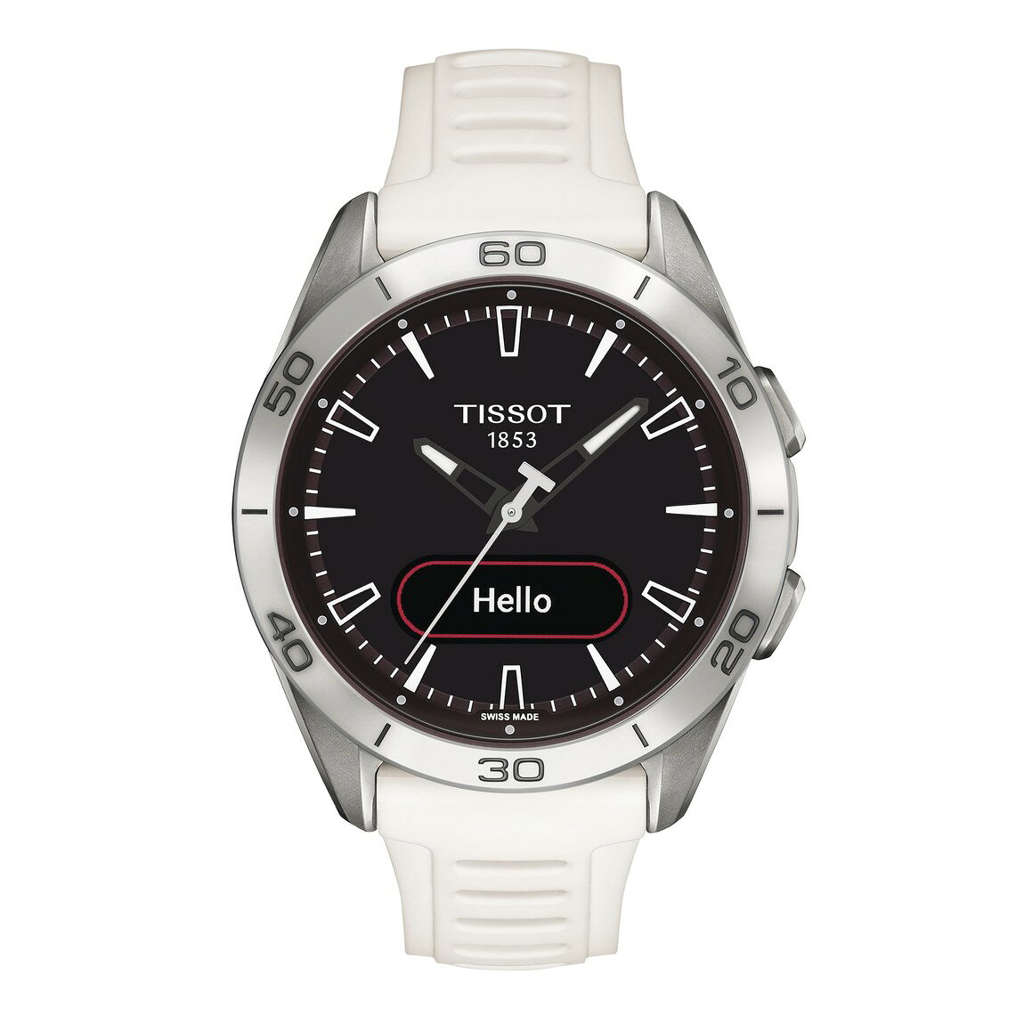 Tissot T-Touch Connect Sport 腕時計 ホワイト シリコン チタニウム クオーツ 男女兼用 T1534204705103
