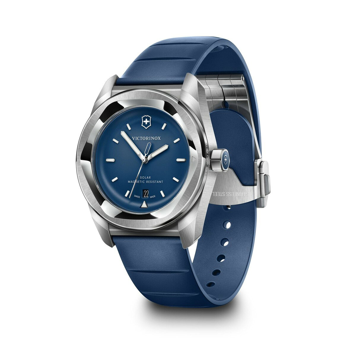 Victorinox Concept One Solar 腕時計 ブルー文字盤 ソーラー ラバーベルト 39mm 242053