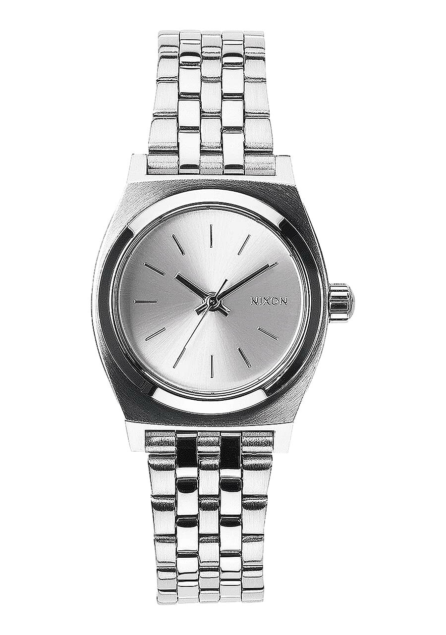 NIXON Small Time Teller 腕時計 26mmケース シルバー系文字盤 ステンレス 100m防水 日本製クオーツ A399