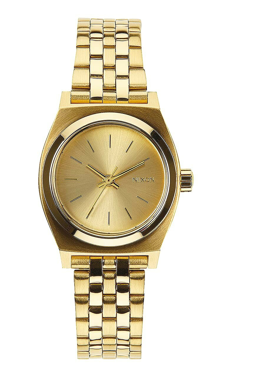 NIXON Small Time Teller 腕時計 レディース ゴールド ステンレス クオーツ A399502