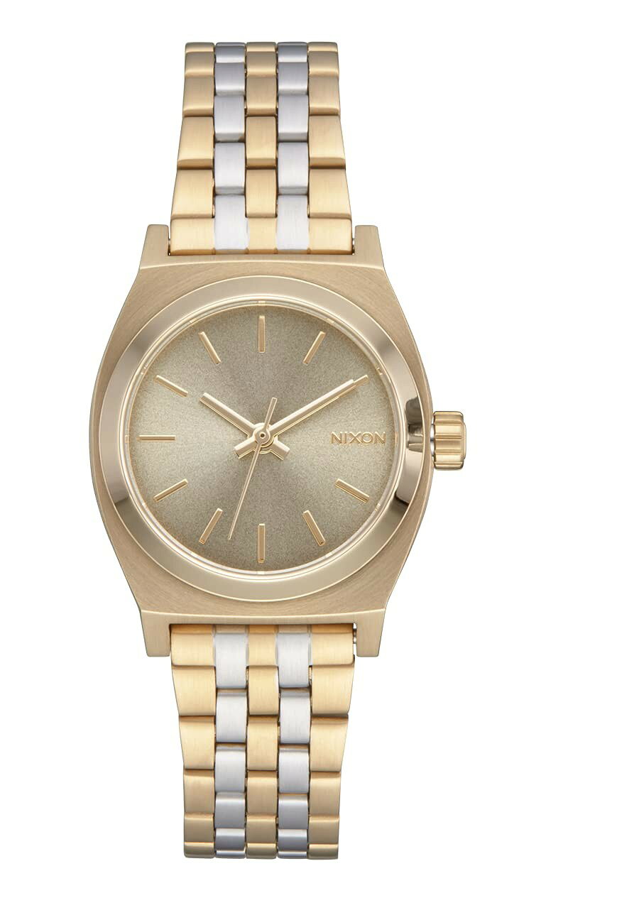 NIXON Small Time Teller 腕時計 レディース 26mm クオーツ 100m防水 ステンレスブレスレット A399