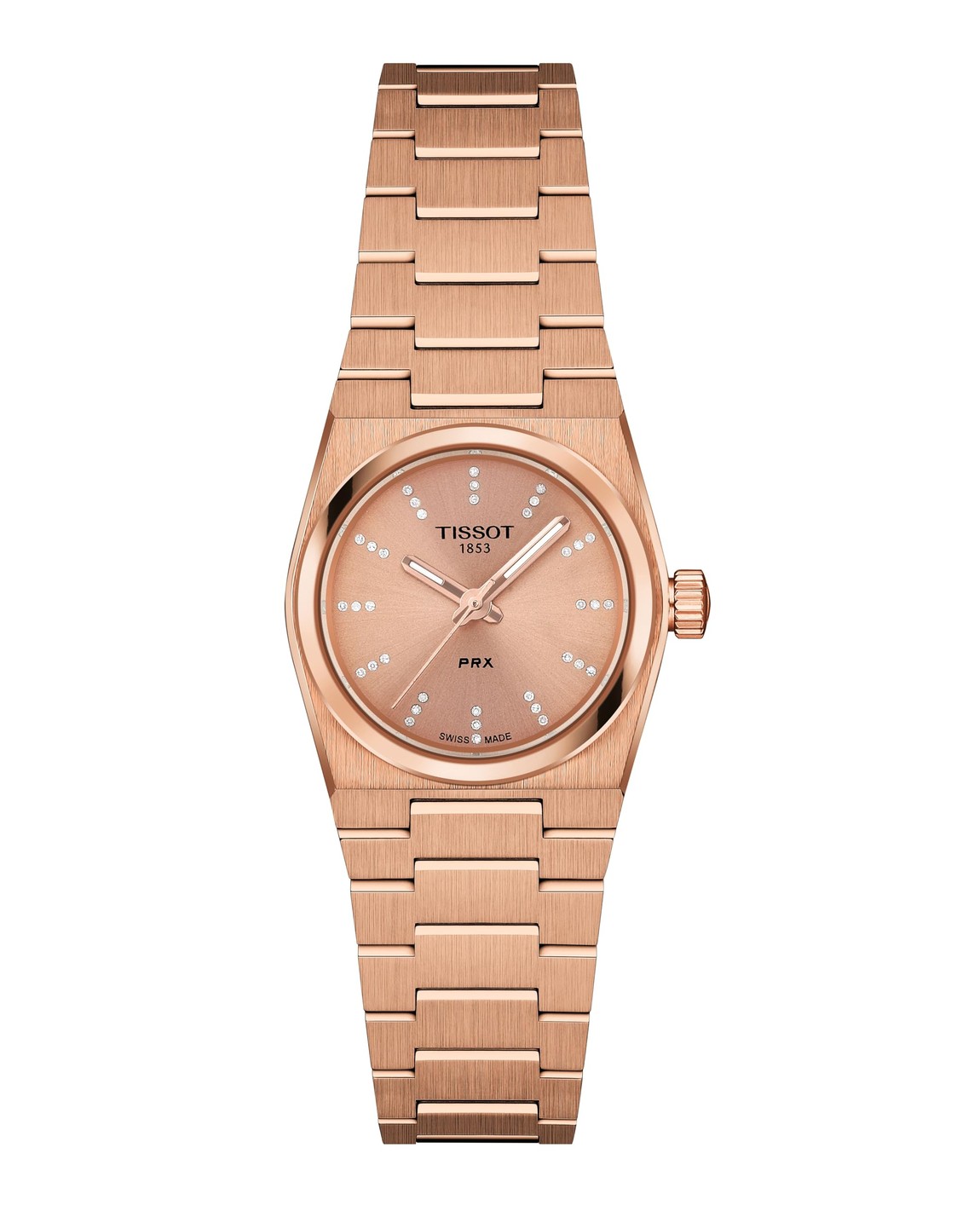 Tissot PRX Quartz 25mm 腕時計 レディース ゴールド ダイヤモンド文字盤 クオーツ T1370103350600