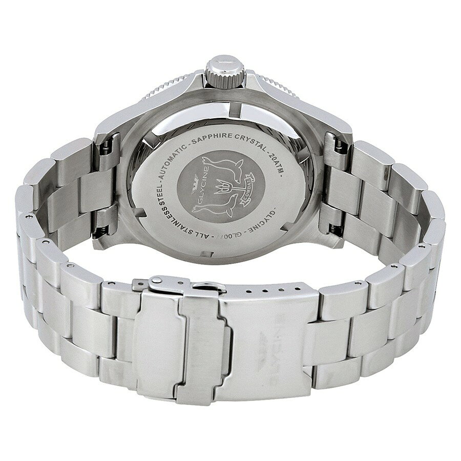 BasqueバスクのGlycine Combat Sub 腕時計 メンズ ブルー文字盤 自動巻き ステンレススチール サファイアクリスタル GL0077｜アングル3