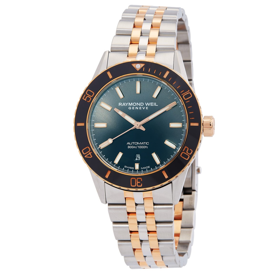 Raymond Weil Freelancer 腕時計 グレー文字盤 自動巻 メンズ 300m防水 2775-S51-20051