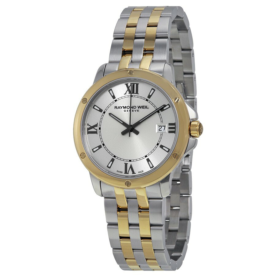 Raymond Weil Tango 腕時計 シルバー文字盤 クォーツ メンズ ツートーン 5591-STP-00657
