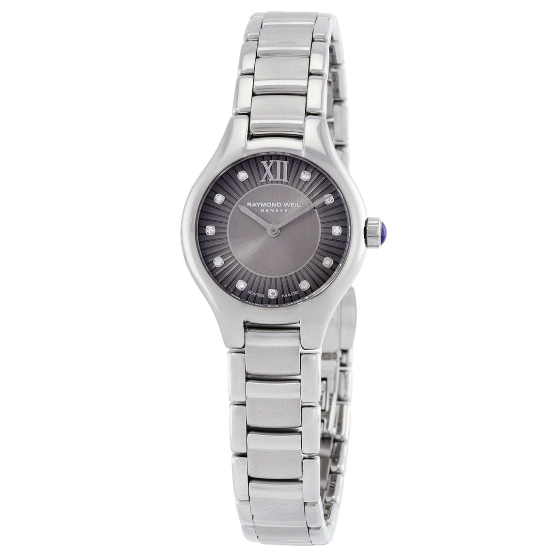Raymond Weil Noemia 腕時計 レディース グレー文字盤 ダイヤモンド クオーツ ステンレス 5124-ST-60181