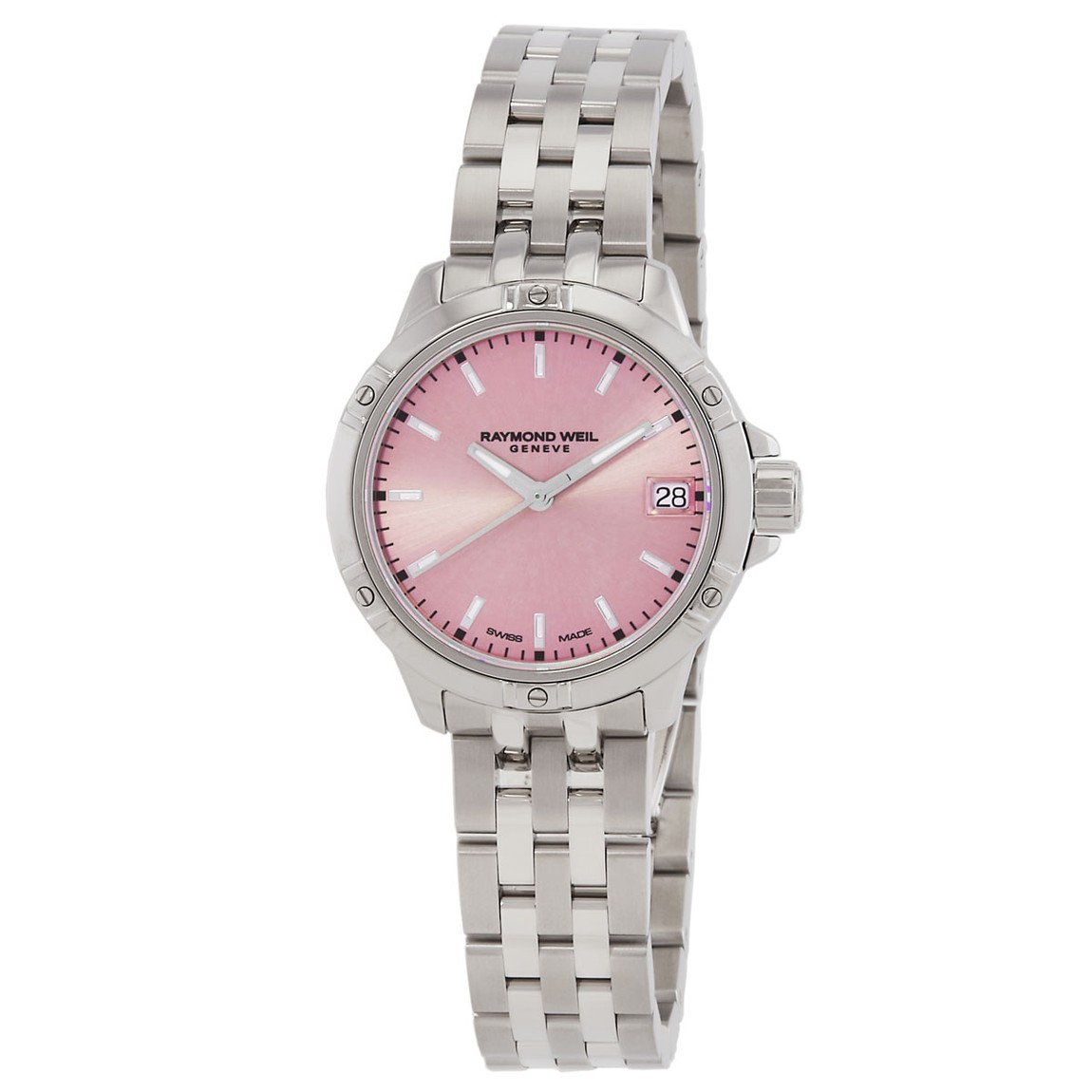 Raymond Weil Tango 腕時計 ピンク文字盤 クオーツ レディース ステンレス 5960-ST-80001
