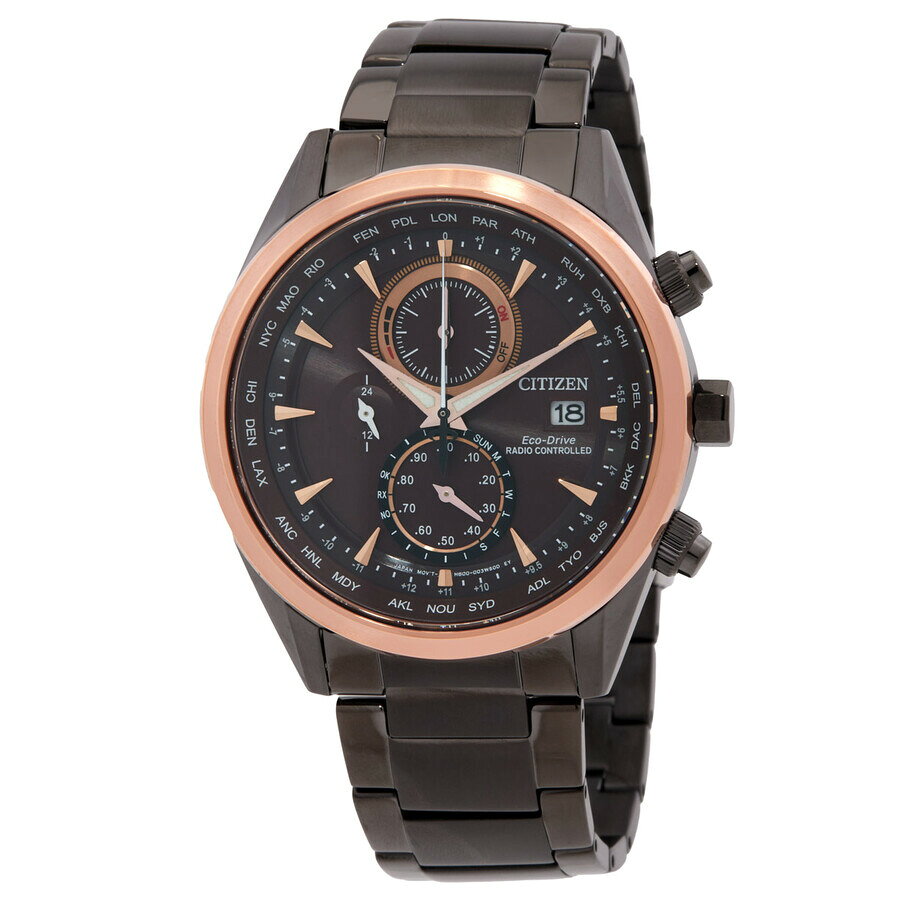 Citizenシチズン腕時計 逆輸入 パーペチュアル クロノグラフ レッド ダイヤル メンズ ウォッチ AT8267 51X