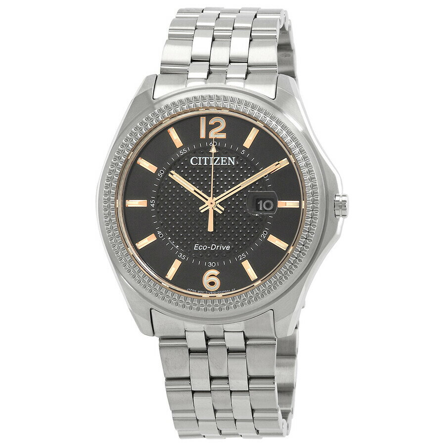 N - Citizenシチズン腕時計 逆輸入 Corso Eco Drive グレー ダイヤル メンズ ウォッチ AW1740 54H