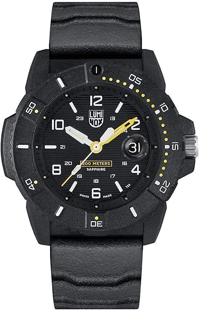 Luminox~mbNX lCr[ V[ XS.3601 Y EHb` 45mm - ~^[ _CuEHb` ubN t@\ 200m h