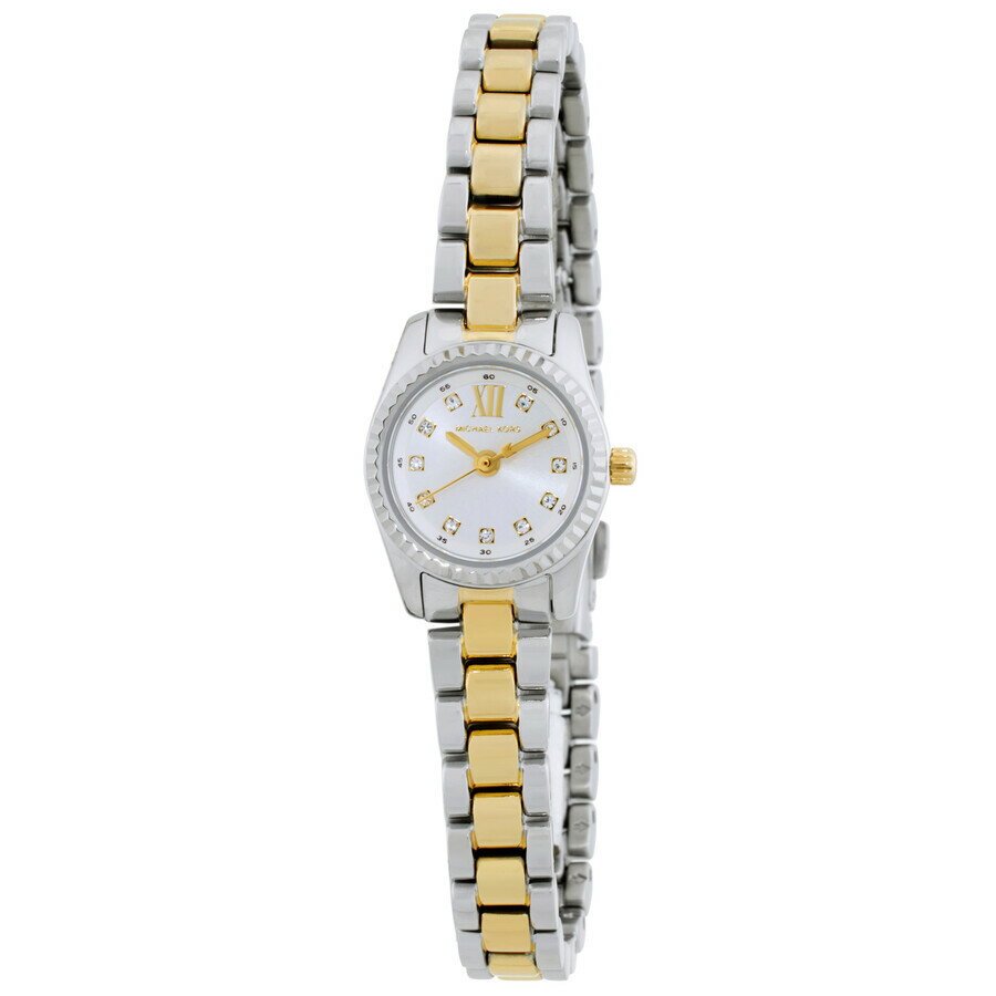 Michael Kors レディース 腕時計 Micro Lexington クォーツ シルバー ゴールド コンビ ステンレス