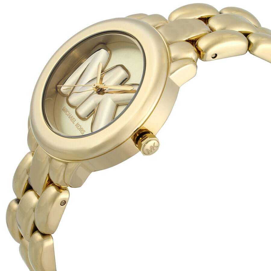 Michael Kors Phoebe 腕時計 レディース クォーツ ゴールド文字盤 アナログ ステンレス