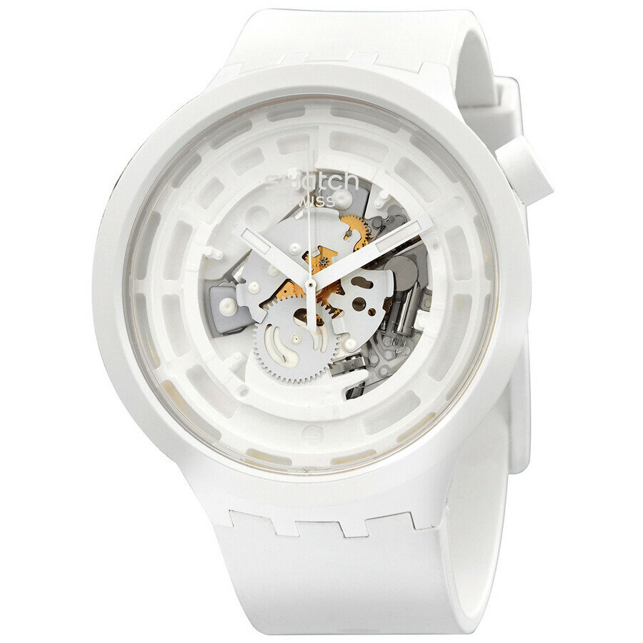 Swatch C-White 腕時計 メンズ クォーツ 