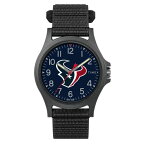 Tmexタイメックス メンズ男性 NFL プライド 40mmウォッチ ヒューストン・テキサンズ ブラックFastWrapストラップ