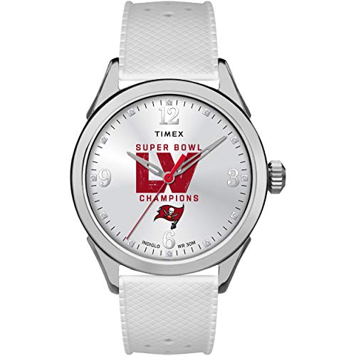Tmexタイメックス NFL アテナ 40mm 腕時計2021 スーパーボウル チャンピオン タンパベイ・バッカニアーズ (モデル: TW2V16400YZ)