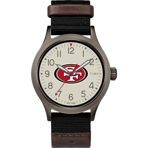 Tmexタイメックスメンズ男性TWZFFORMB NFLクラッチサンフランシスコ49ers腕時計