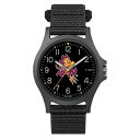 Tmexタイメックス メンズ男性 Collegiate Pride 40mm 腕時計アリゾナ州立サンデビルズ、ブラックFastWrapストラップ付き