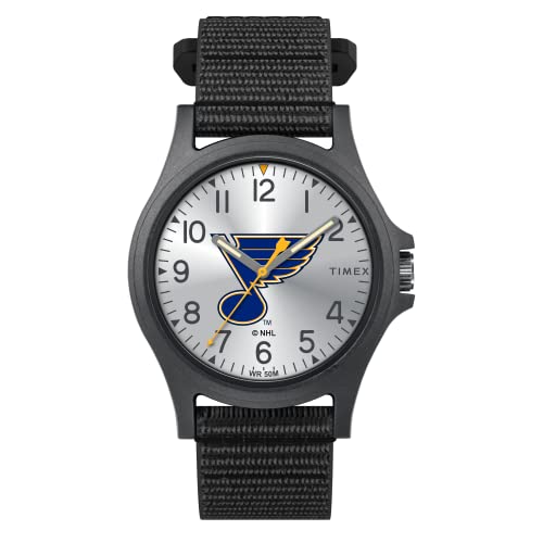 Tmexタイメックス メンズ男性 NHL Pride 40mm 腕時計セントルイス・ブルース ブラック FastWrap ストラップ