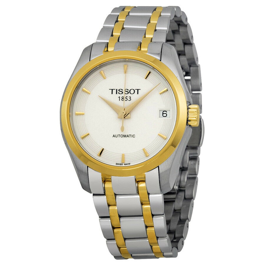 樂天商城 - Tissotティソ クチュリエ オートマチック ホワイトダイヤル レディースウォッチ T035.207.22.011.00