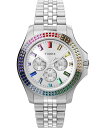 Timex レディース Kaia 40mm Watch - Silver-Tone Bracelet Silver-Tone Dial Silver-Tone ...