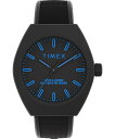 Timex ユニセックス Urban Pop 40mm Watch - Black Strap Black Dial Black Case タイメックス腕時計 ...