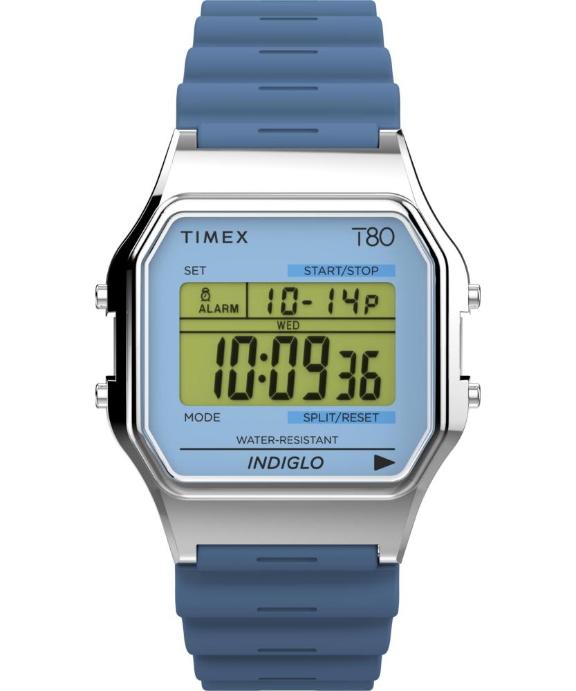 Timex ユニセックス T80 34mm Watch - Blue S