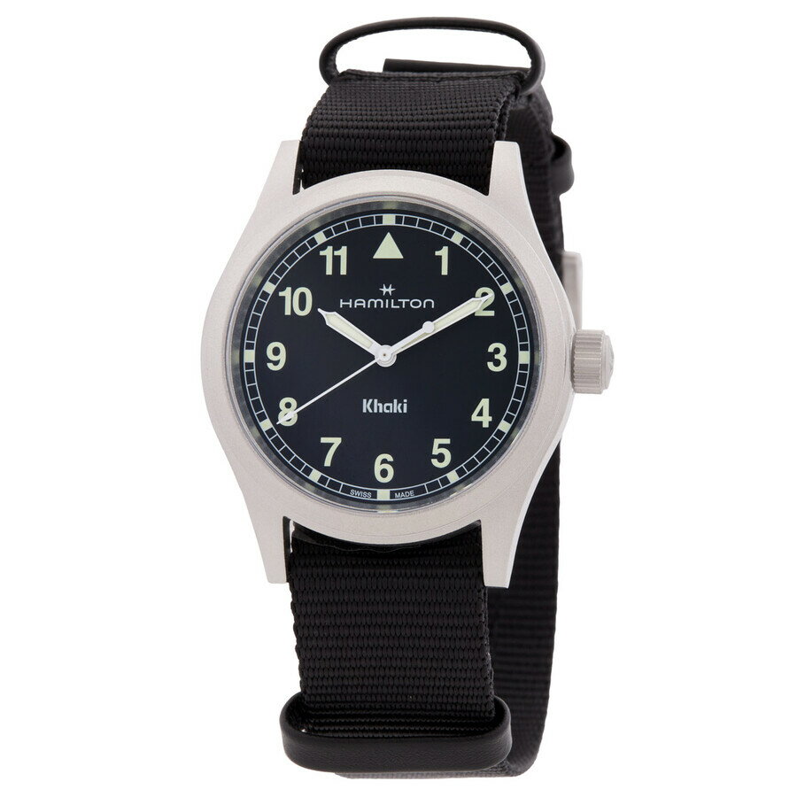Hamiltonハミルトン カーキ フィールド クォーツ ブラックダイヤル ウォッチ H69401430