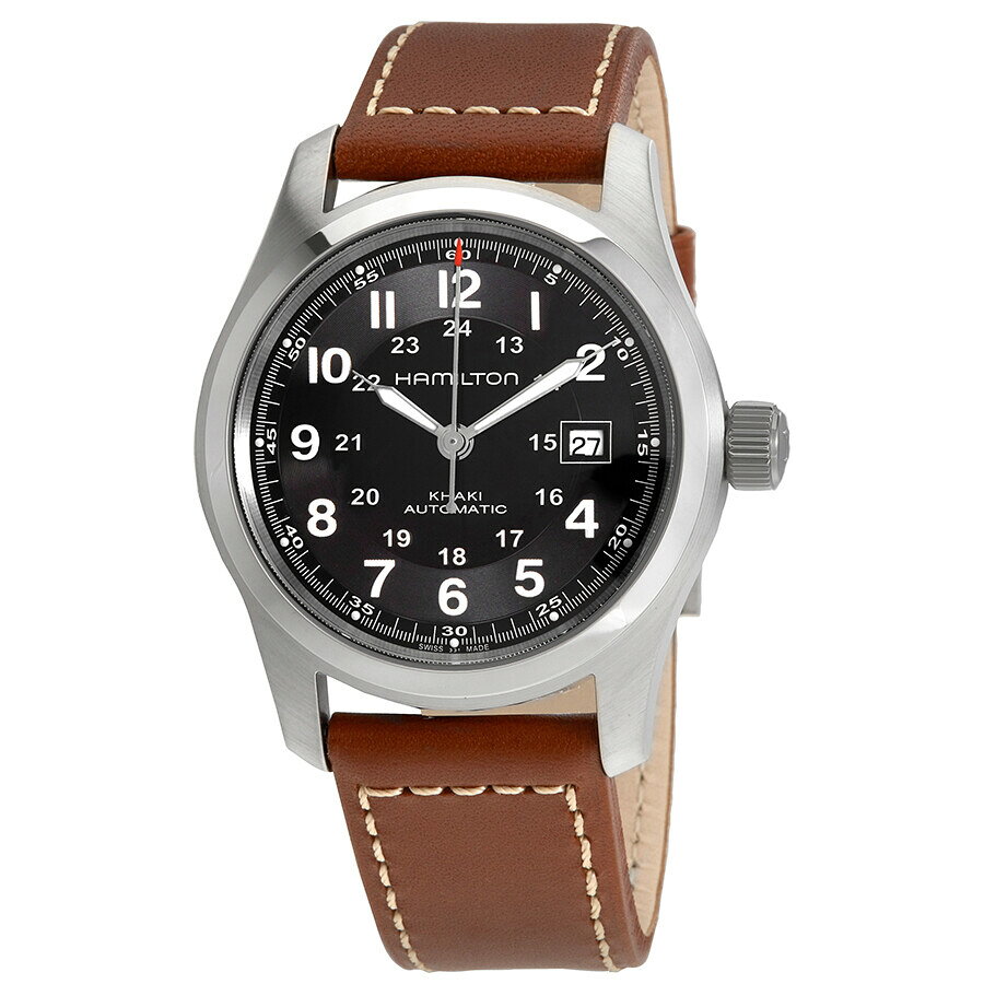 Watches - Hamiltonハミルトン カーキ フィールド オートマチック ブラックダイヤル メンズウォッチ H70555533