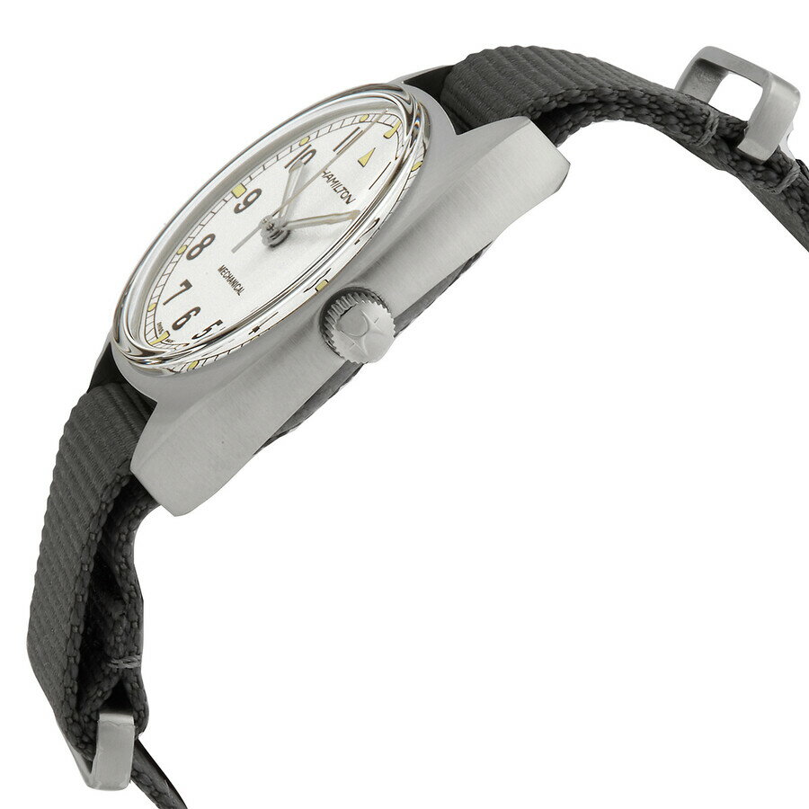 Hamiltonハミルトン カーキ アビエーション パイロット パイオニア メカニカル ハンドワインド シルバーダイヤル メンズウォッチ H76419951