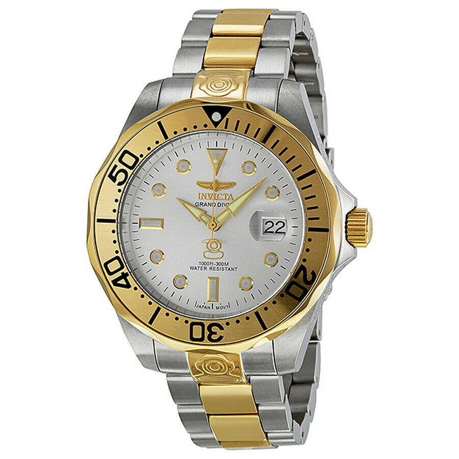 Other - Invictaインビクタ Pro Diver Grand Diver 自動巻き シルバー ダイヤル メンズ ウォッチ 3050