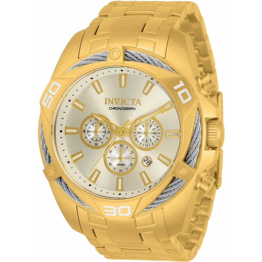 Invictaインビクタ Bolt クロノグラフ クォーツ シルバー ダイヤル メンズ ウォッチ 34121