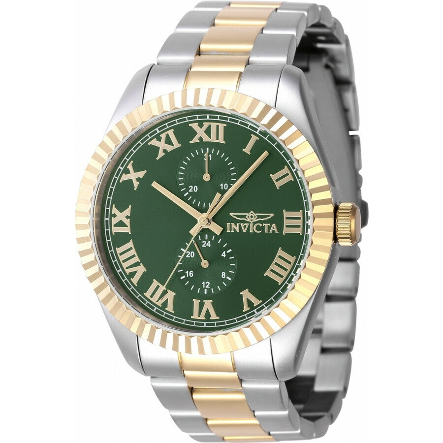 Other - Invictaインビクタ Specialty GMT クォーツ グリーン ダイヤル メンズ 腕時計 47427