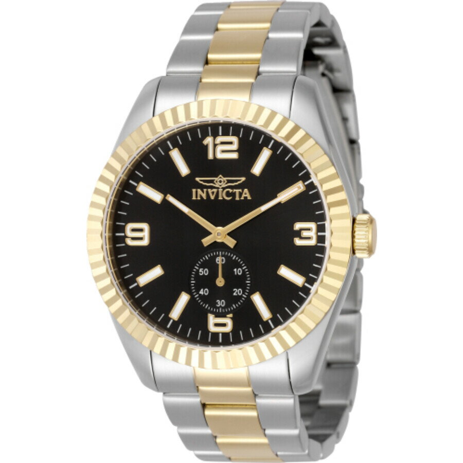 Other - Invictaインビクタ Specialty クォーツ ブラック ダイヤル メンズ ウォッチ 49384