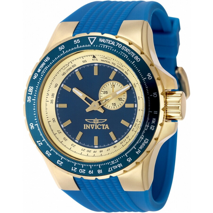 Other - Invictaインビクタ Aviator クォーツ ブルー ダイヤル メンズ ウォッチ 49727
