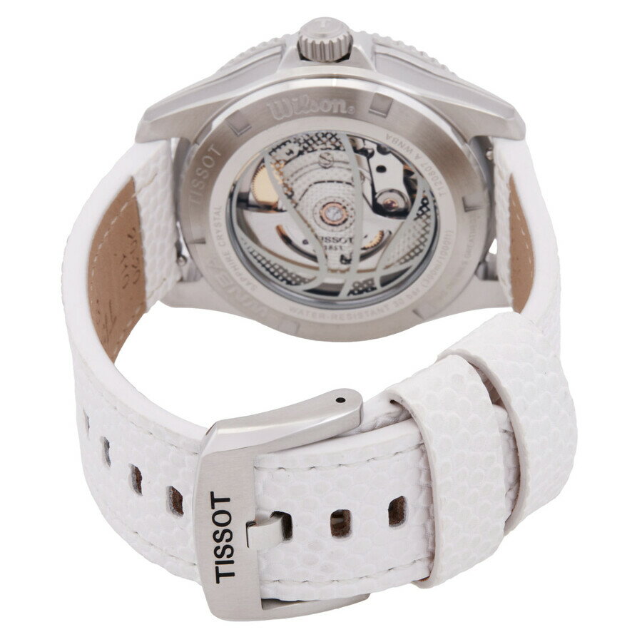 Tissot Seastar Wilson WNBA 自動巻き 腕時計 ブラック文字盤 メンズ レディース ユニセックス 3