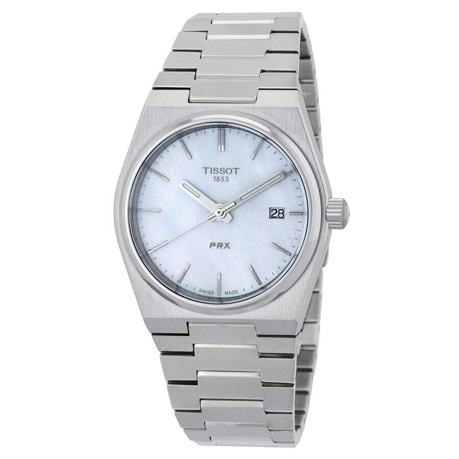 Rakuten - Tissot PRX レディース 腕時計 クォーツ ホワイトマザーオブパール文字盤 ステンレスベルト 35mm
