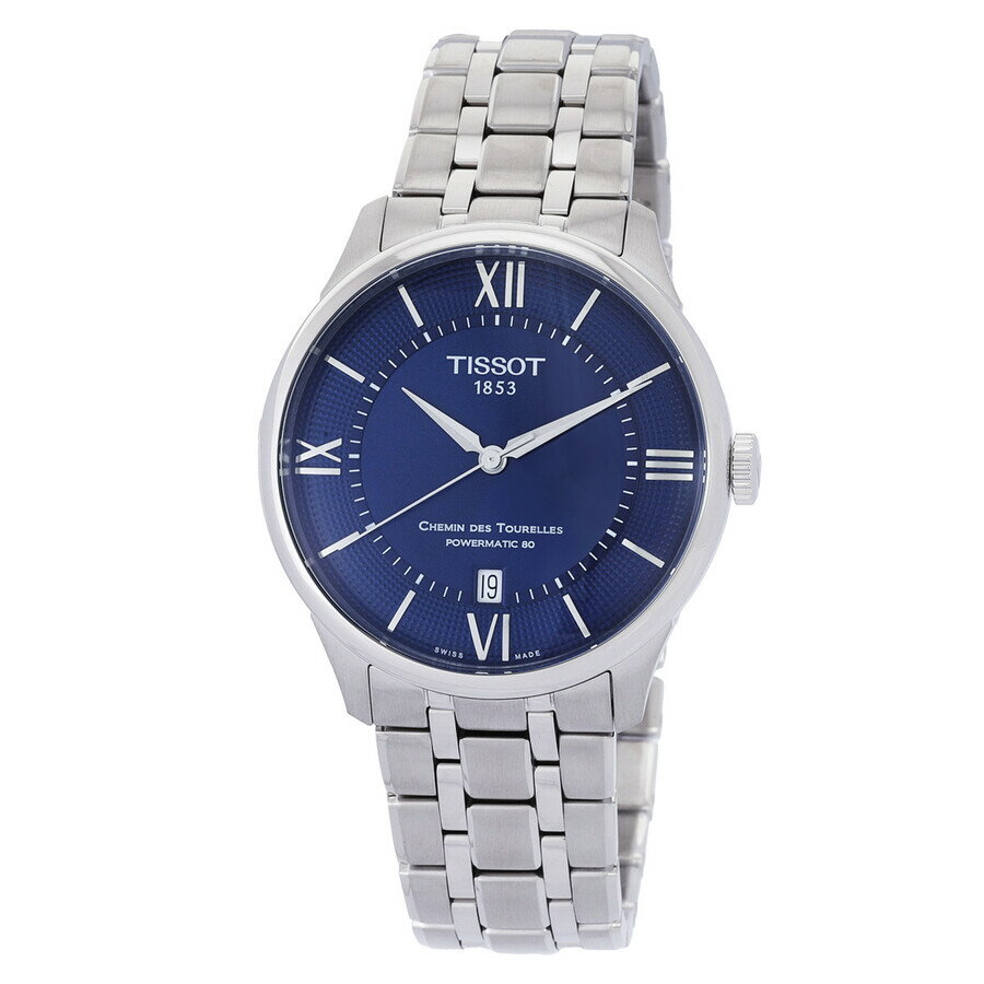 Other - Tissot Chemin Des Tourelles 腕時計 メンズ 自動巻き ブルー文字盤 ステンレススチール