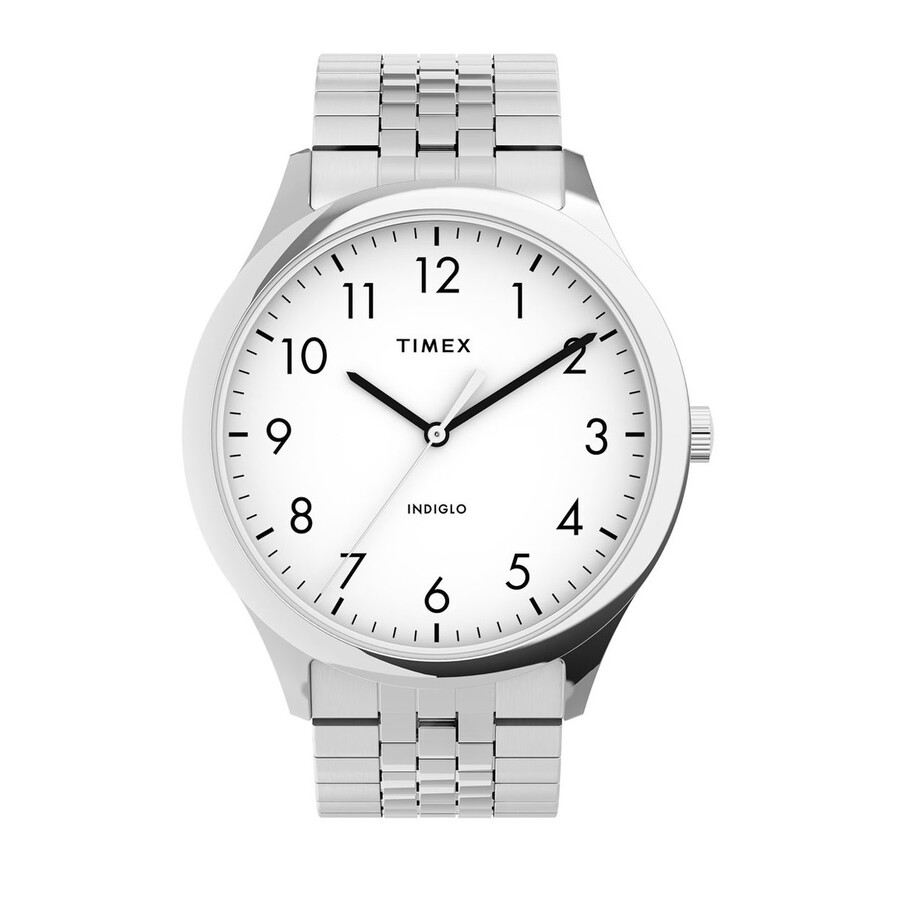 TIMEX Easy Reader 腕時計 メンズ ホワイ�